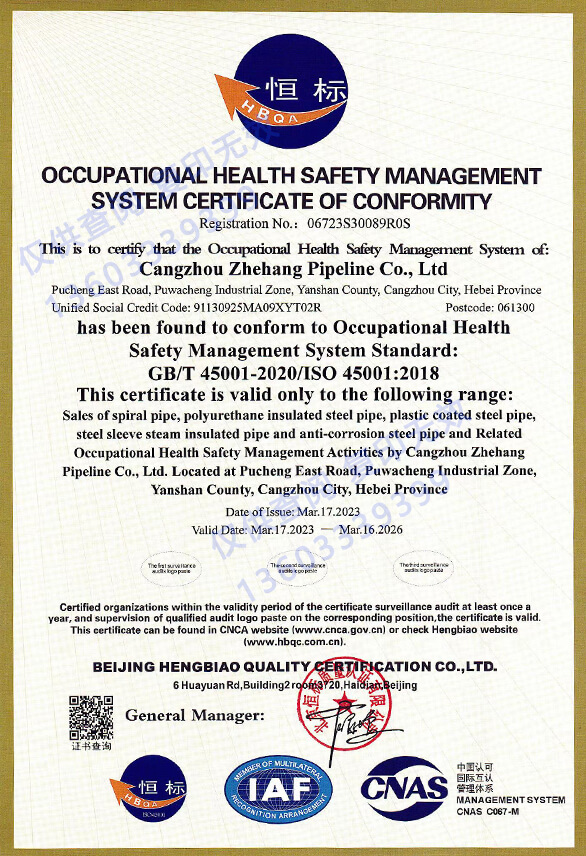 ISO45001 OCCUPATIONAL HEALTH SAFETYMANAGEMENTSYSTEM (圖1)